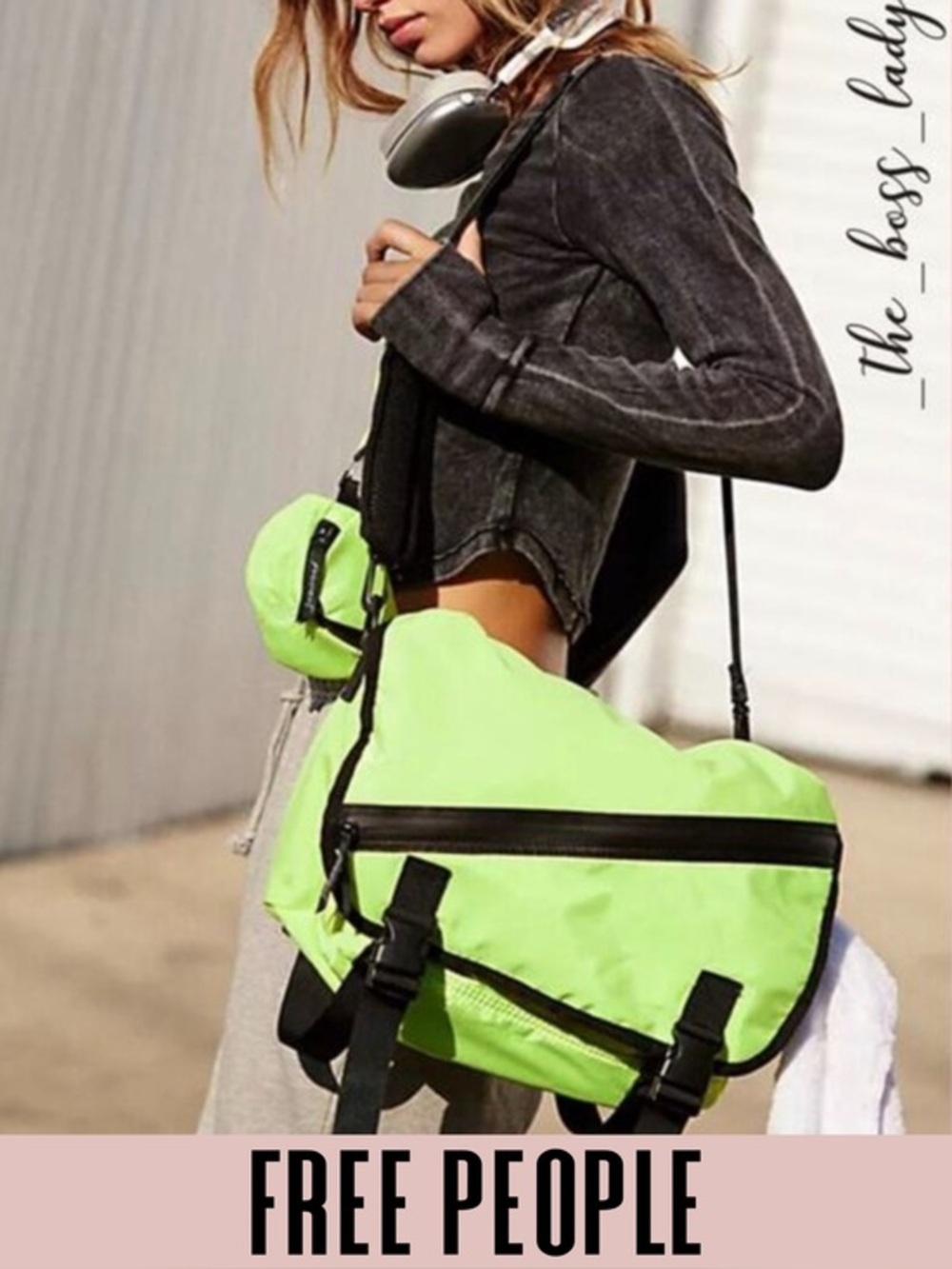 Free People bag messenger bag gym studio travel sports